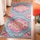 Safavieh Madison MAD119C 2"3" x 6" Blue and Fuchsia Runner, , large