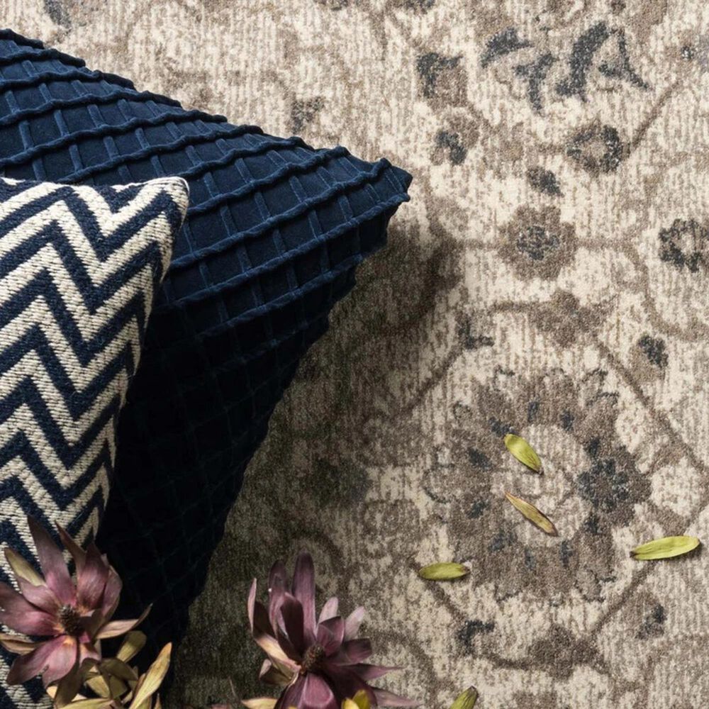 Loloi Century 93 Round Sand/Sand Area Rug NFM