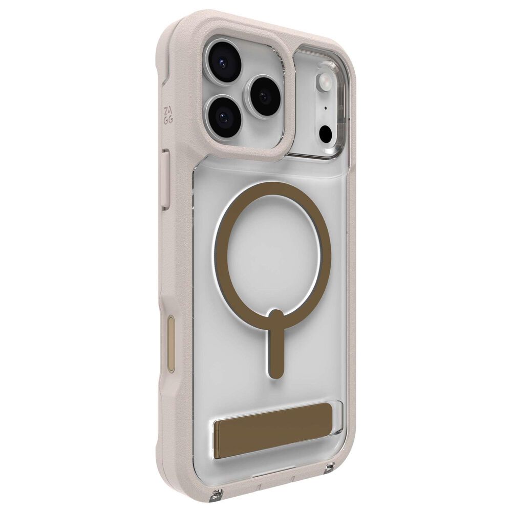 Zagg Rainier Snap MagSafe Case with Kickstand for Apple iPhone 17 Pro Max in Sandstone Beige, , large