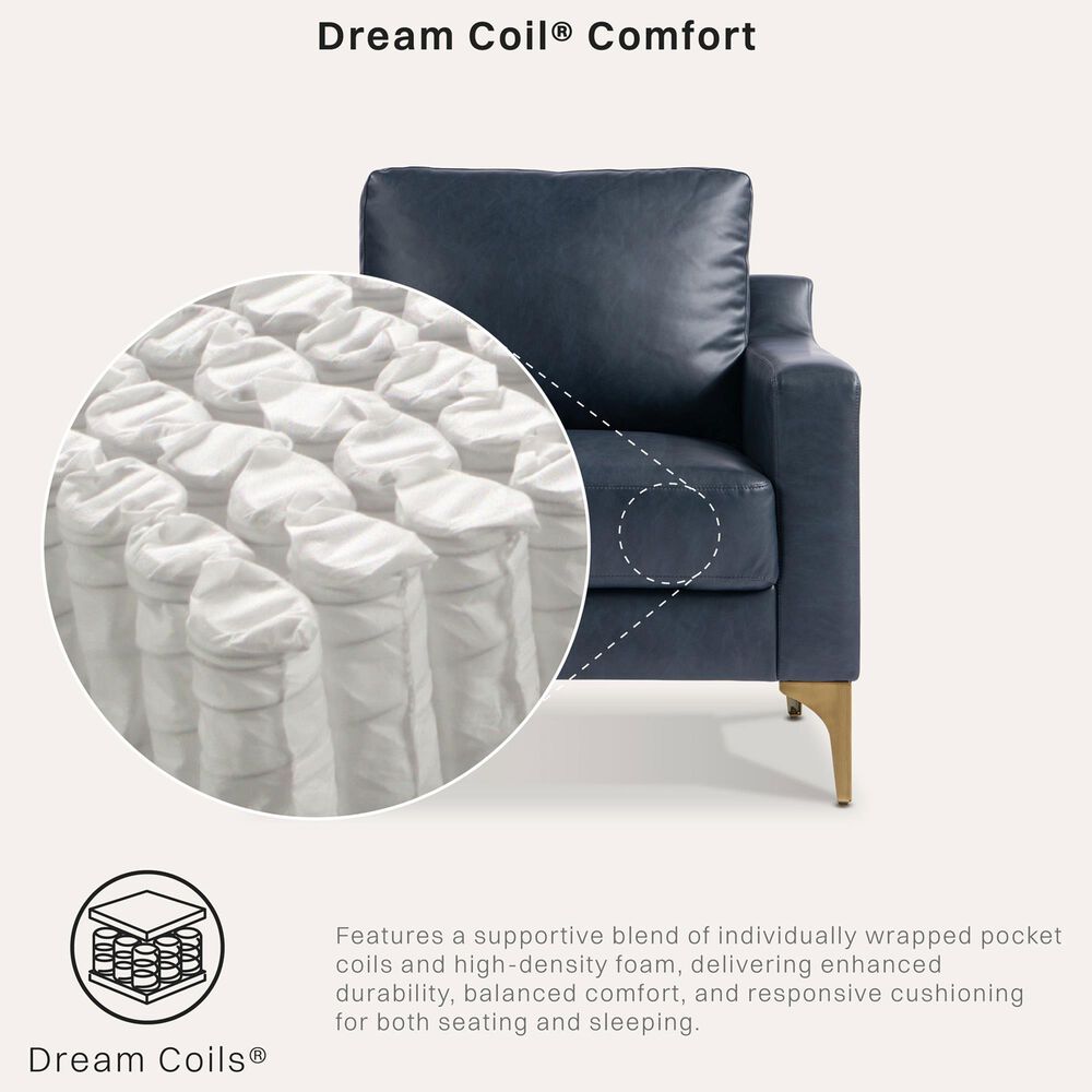 Lifestyle Solutions Fletcher Accent Chair in Navy, , large