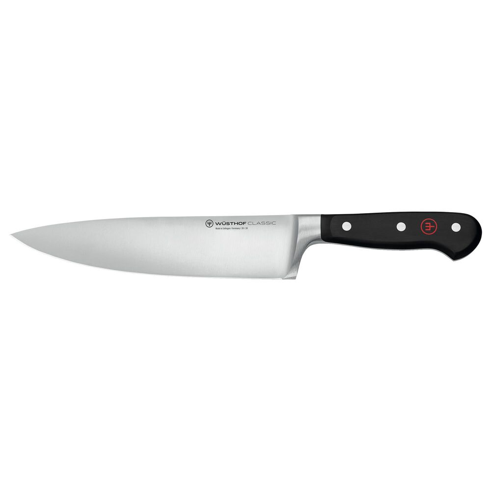 Wusthof Classic 8" Cook"s Knife in Stainless Steel and Black, , large