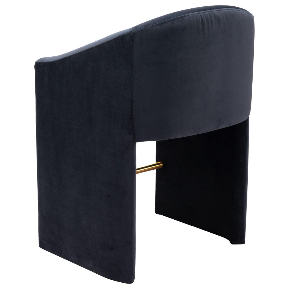 Zuo Modern Emas Counter Stool in Midnight Gray | Shop NFM 