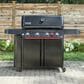 Weber Genesis 3-430 Stealth 4-Burner Gas Grill in Black, , large