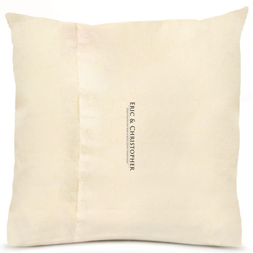 Eric &amp; Christopher Yellow Lab Dog 20&quot; x 20&quot; Throw Pillow in Natural, , large