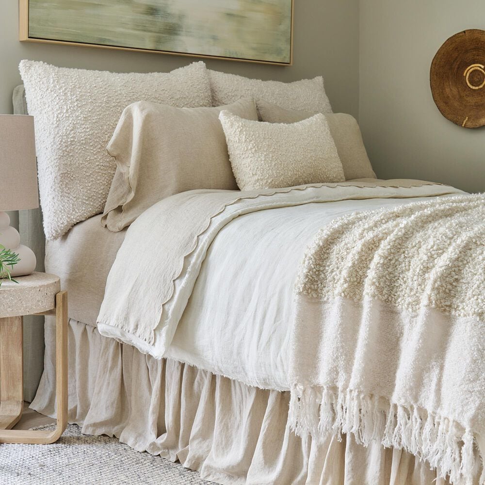 Pom Pom At Home Murphy 14" x 24 Lumbar Throw Pillow in Ivory, , large