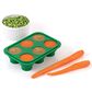 HIC Kitchen Prep-N-Freeze Mini Portion Tray in Emerald Green, , large