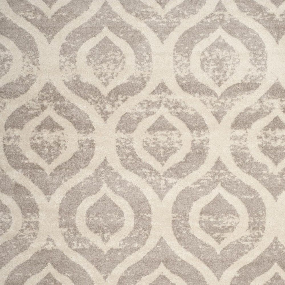 Safavieh Amsterdam AMS107A-28 2&#39;3&quot; x 8&#39; Ivory/Mauve Runner, , large