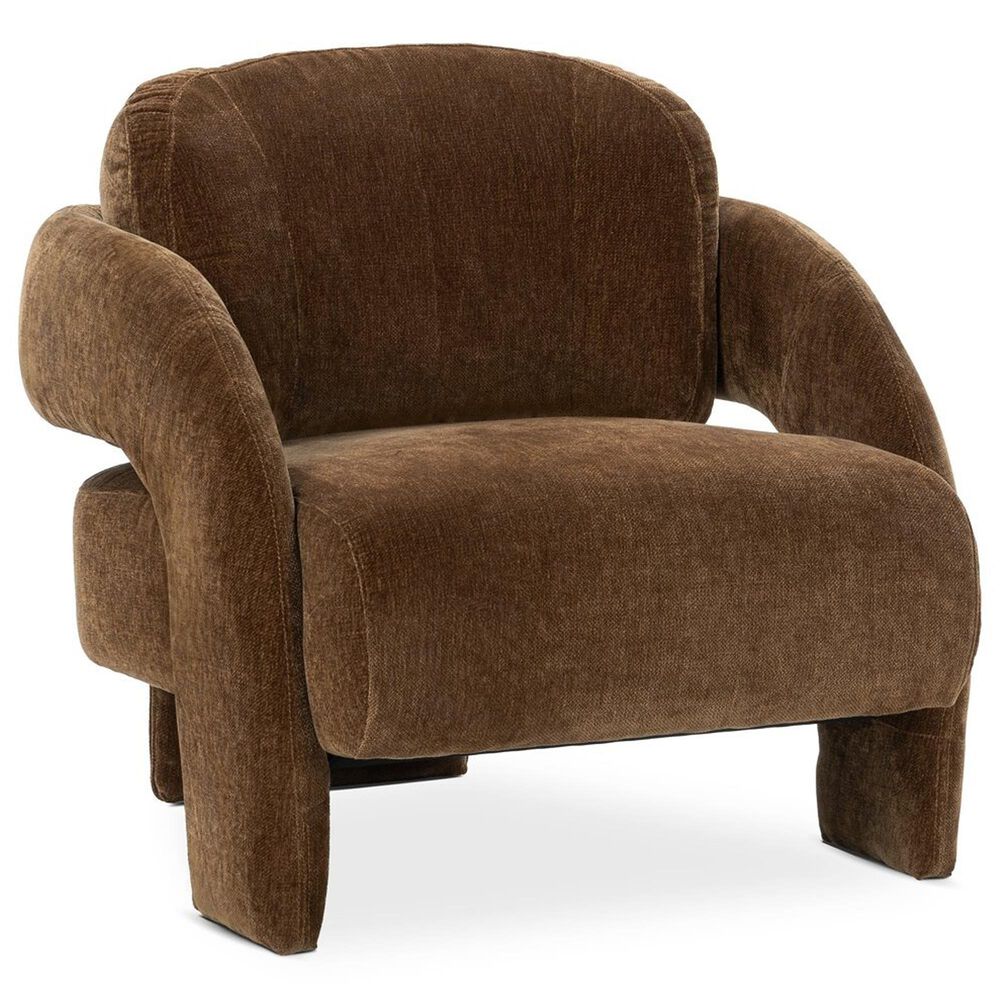 Classic Home Salino Upholstered Lounge Chair in Bronze, , large