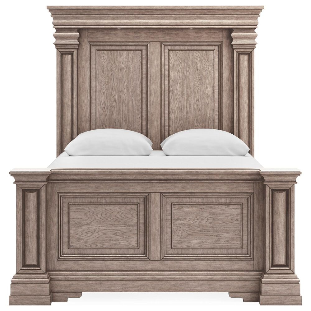 Millenium Blairhurst Queen Panel Bed in Light Grayish Brown, , large