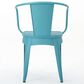 Hearth and Haven Colmar 3-Piece Outdoor Bistro Set in Blue, , large