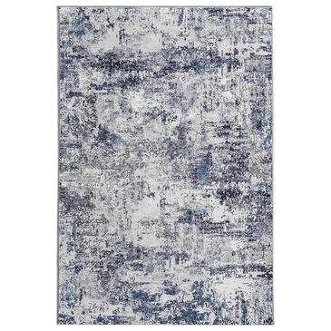 Central Oriental Trisha Yearwood Belmont Lonnie 7"10" x 9"6" Grey and Blue Area Rug, , large