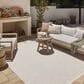 Amber Lewis x Loloi Malibu MAB-01 6"4" x 9"2" Ivory and Dove Indoor/Outdoor Area Rug, , large