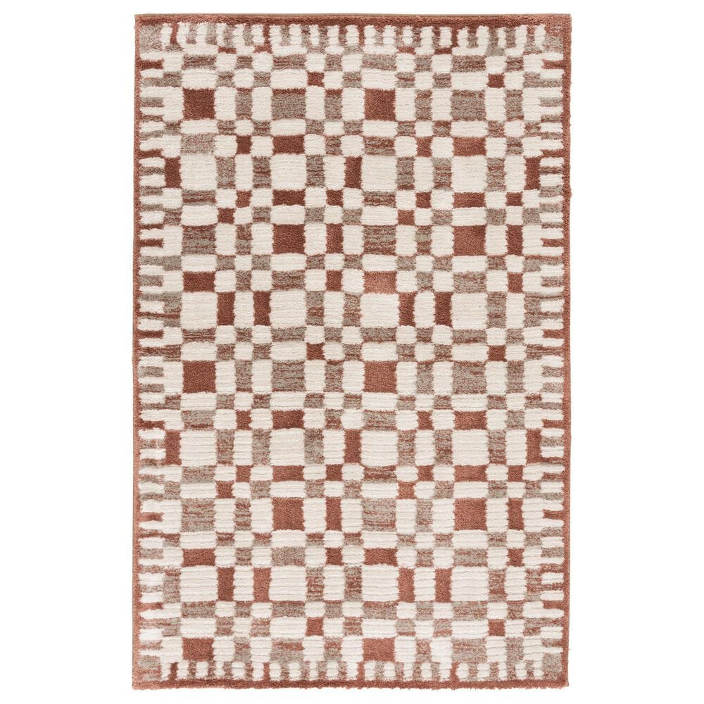 Central Oriental Grove Clay and Lace 7"10" x 9"10" Area Rug, , large