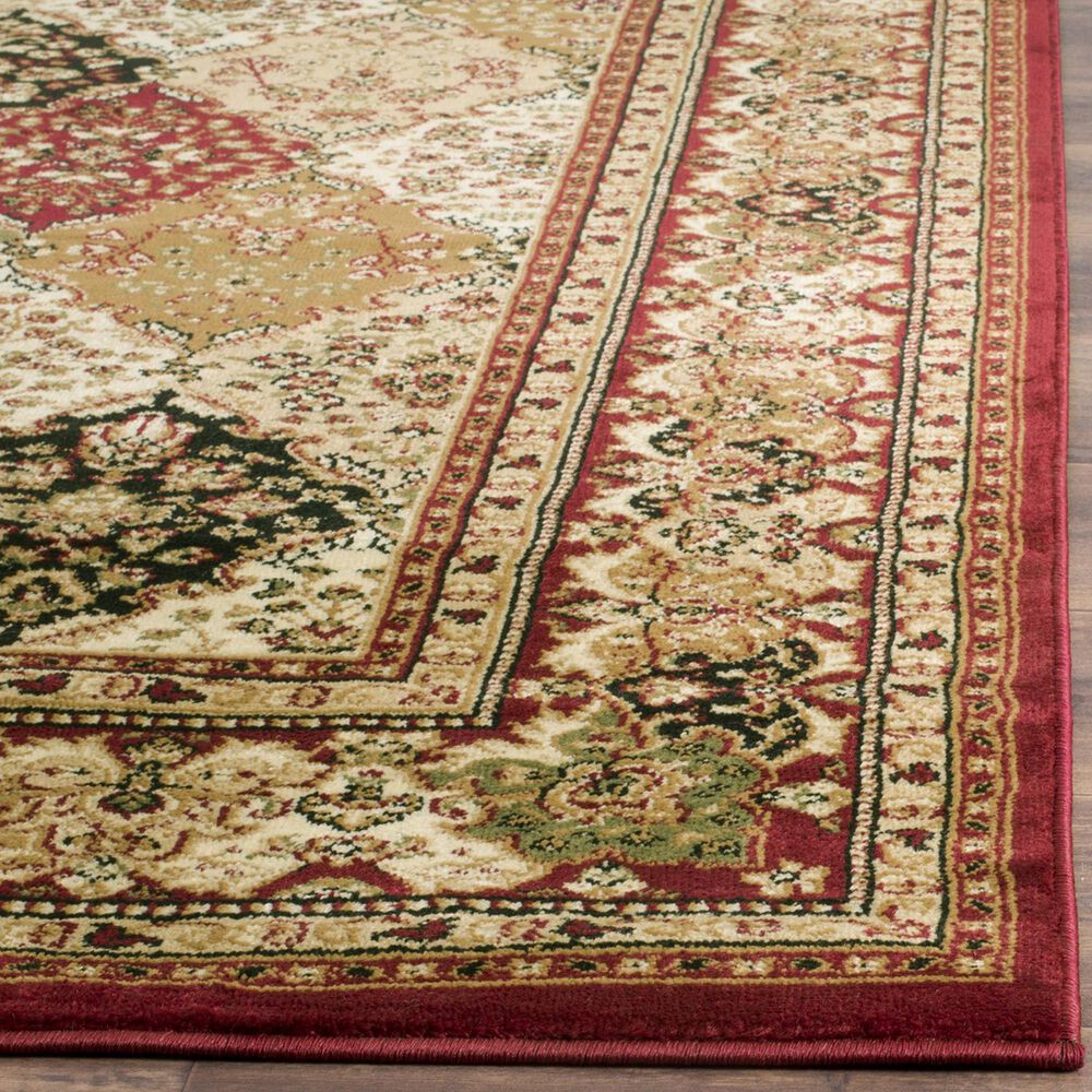 Safavieh Lyndhurst LNH221 8&#39; x 11&#39; Multicolor and Red Area Rug, , large