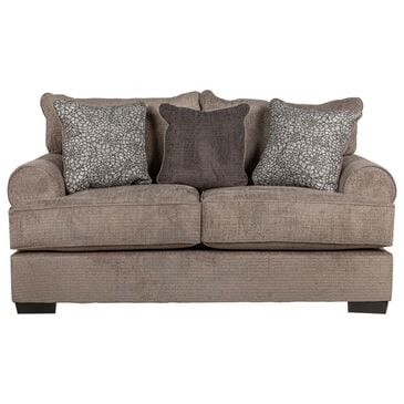 Michael Nicholas Designs Stationary Loveseat in Haskel Smoke, , large