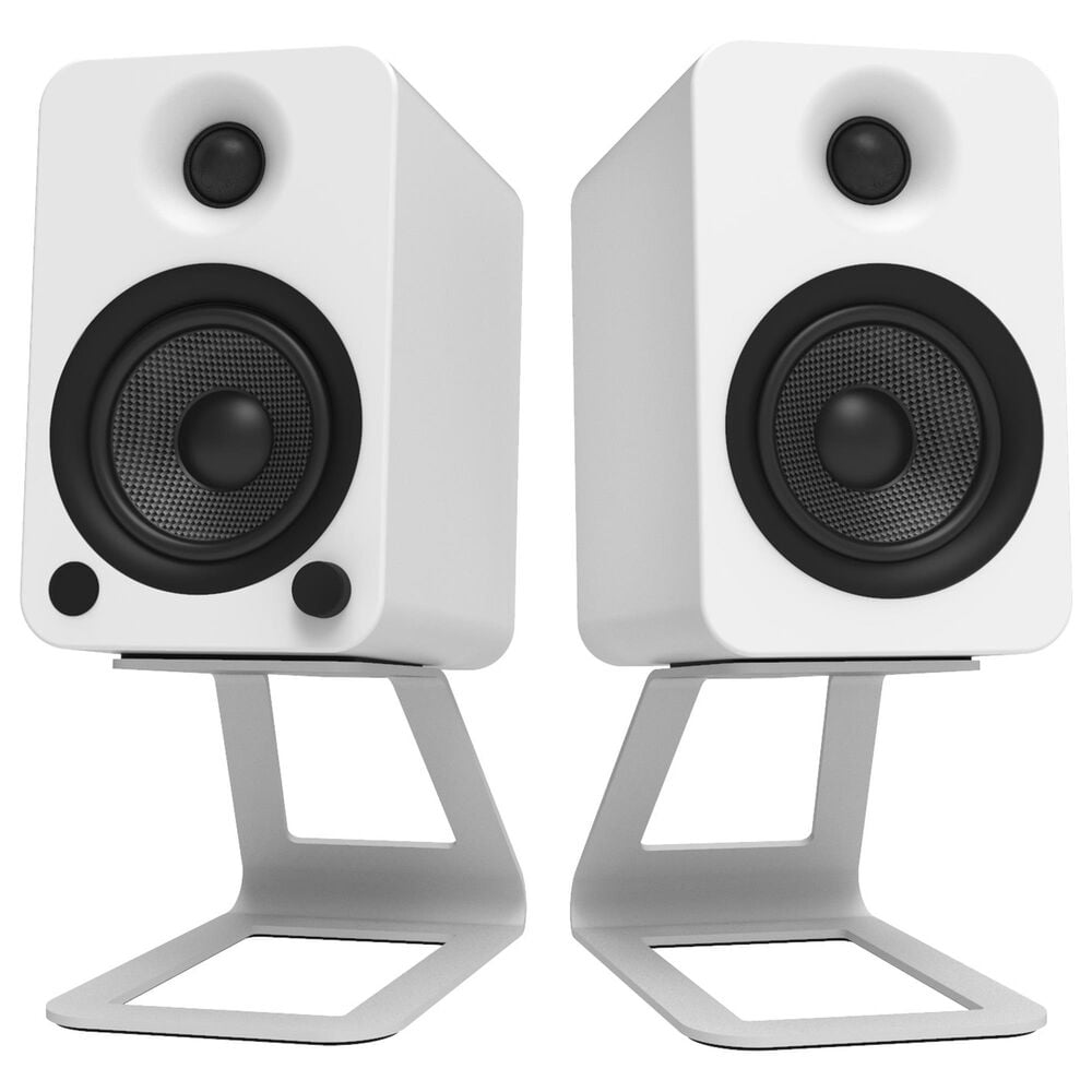 Kanto Elevated Desktop Speaker Stand for Midsize Speakers in White (Set of 2), , large