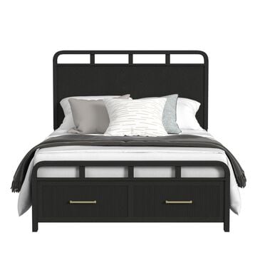 Mayberry Hill Ridgemont Queen Storage Bed in Black, , large
