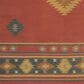 Surya Jewel Tone 9" x 13" Rust, Dark Blue, Charcoal, Camel, Tan, Olive and Brown Area Rug, , large