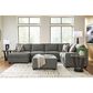 Ashley Clarington Oversized Accent Ottoman in Greystone, , large