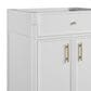 James Martin Bellshire 30" Single Bathroom Vanity Cabinet in Bright White, , large