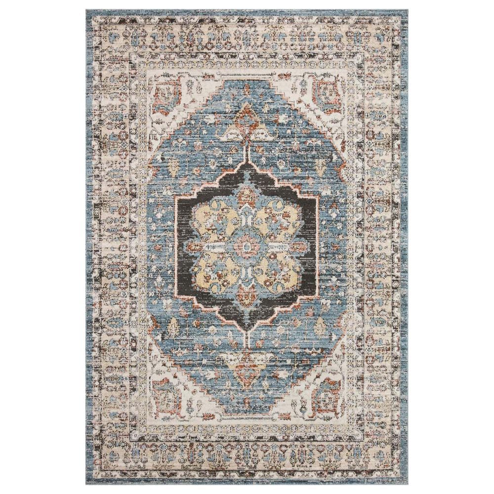 Loloi II Odette 2"3" x 3"10" Sky and Multicolor Area Rug, , large