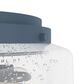 Hunter Hartland 2-Light Flush Mount in Indigo Blue, , large