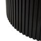 Maple and Jade Ribbed Coffee Table with Slatted Base in Black, , large