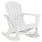 Ashley Sundown Treasure Patio Rocking Chair in White, , large