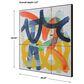 Uttermost Midtown 39" x 39" Framed Print in Mustard, Lime, Navy and Denim, , large