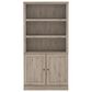 Sauder Select 5-Shelf Bookcase with Door in Laurel Oak, , large