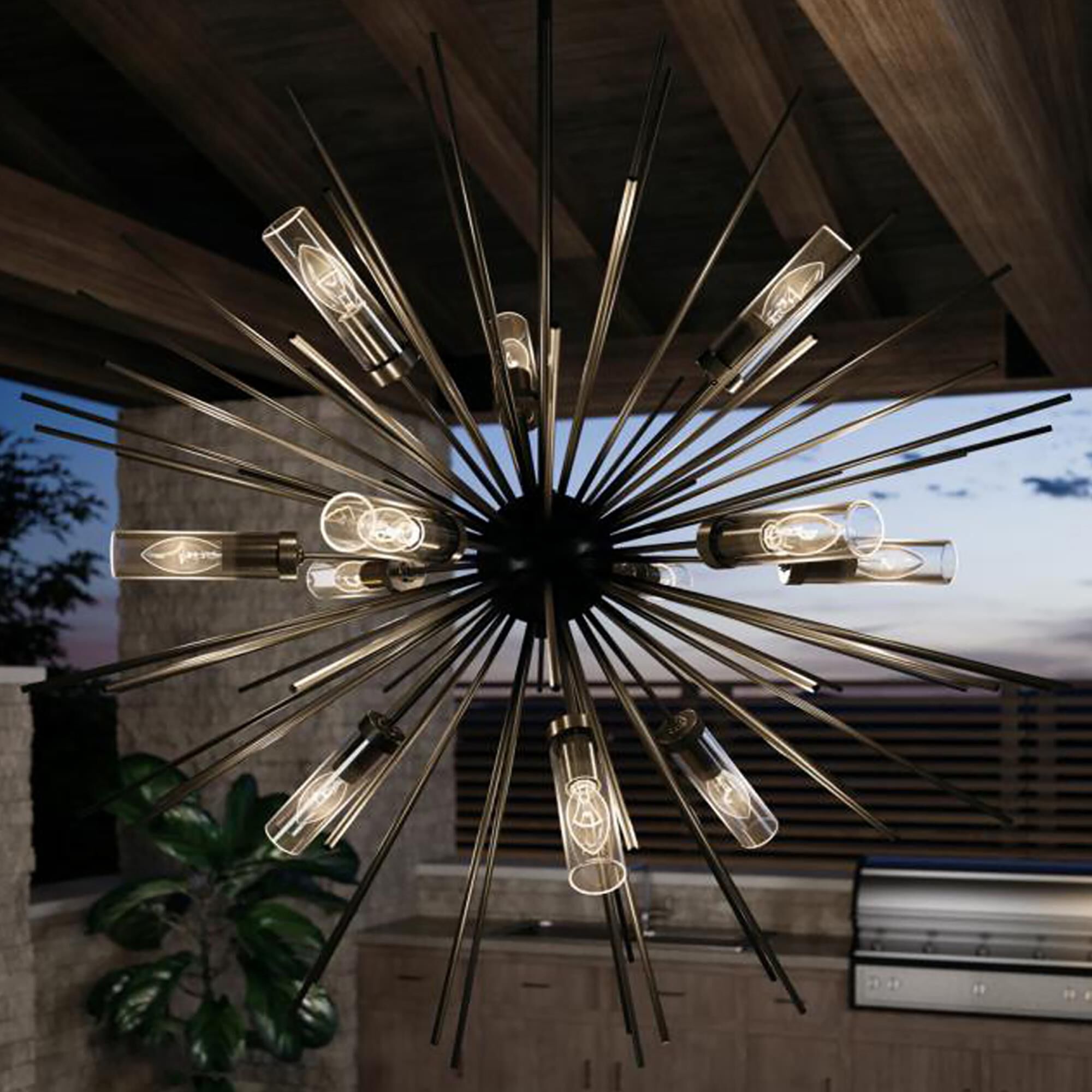 Bronze outdoor chandelier cheap