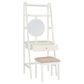 Linon Home Decor Lilymae Vanity with Stool in White, , large