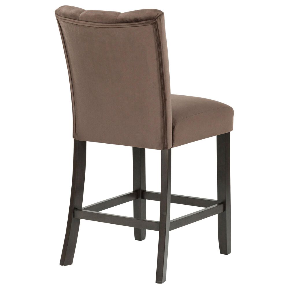 Ashley Jeshina 5-Piece Counter Height Dining Set in White, Dark Brown and Beige, , large