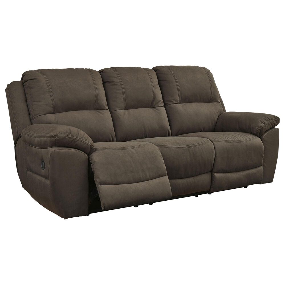Ashley Next-Gen Gaucho Manual Reclining Sofa in Espresso, , large
