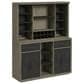 Mayberry Hill Jemma 2-Piece Buffet with Hutch in Grey and Dark Espresso, , large