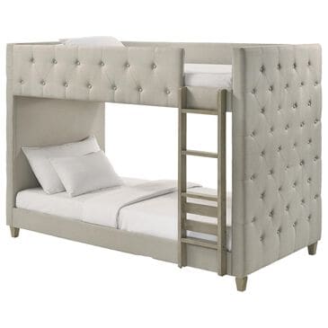 Hawthorne Furniture Addyson Youth Twin Bunk Bed in Fog, , large