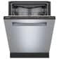 Bosch 500 Series 24" Built-In Pocket Handle Dishwasher with 8 Wash Cycles in Stainless Steel, , large