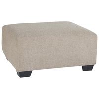 ignature Design by Ashley Baranello Oversized Accent Ottoman in Stone