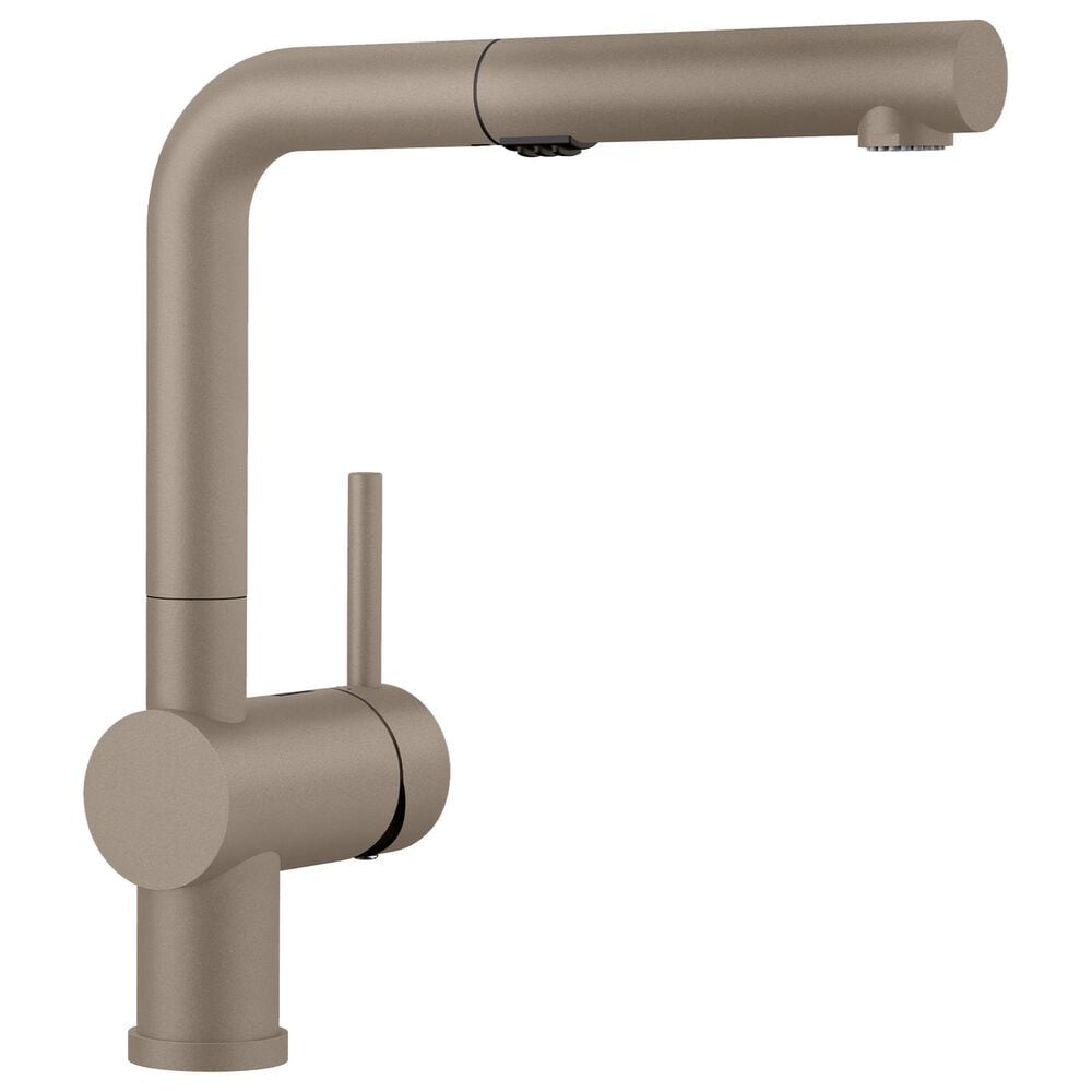 Blanco Linus 1.5 GPM Low-Arc Pull-Out Kitchen Faucet in Truffle, , large