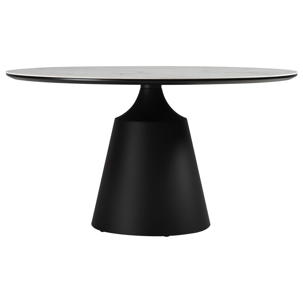Blue River Knox Dining Table in Black and White - Table Only, , large