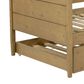 Coaster Calinda Twin Daybed with Trundle in Warm Natural Brown, , large