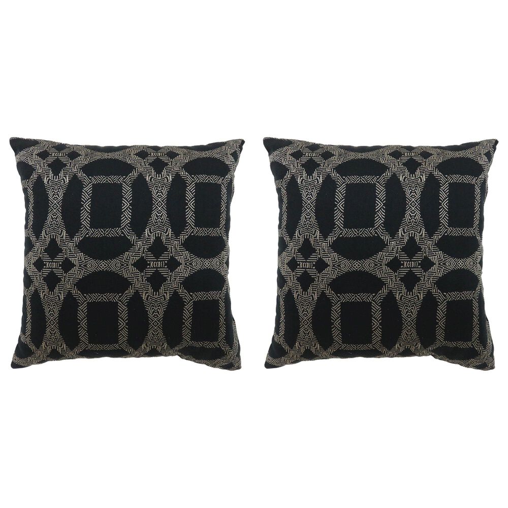 Furniture of America Roy 22" Throw Pillow (Set of 2), , large