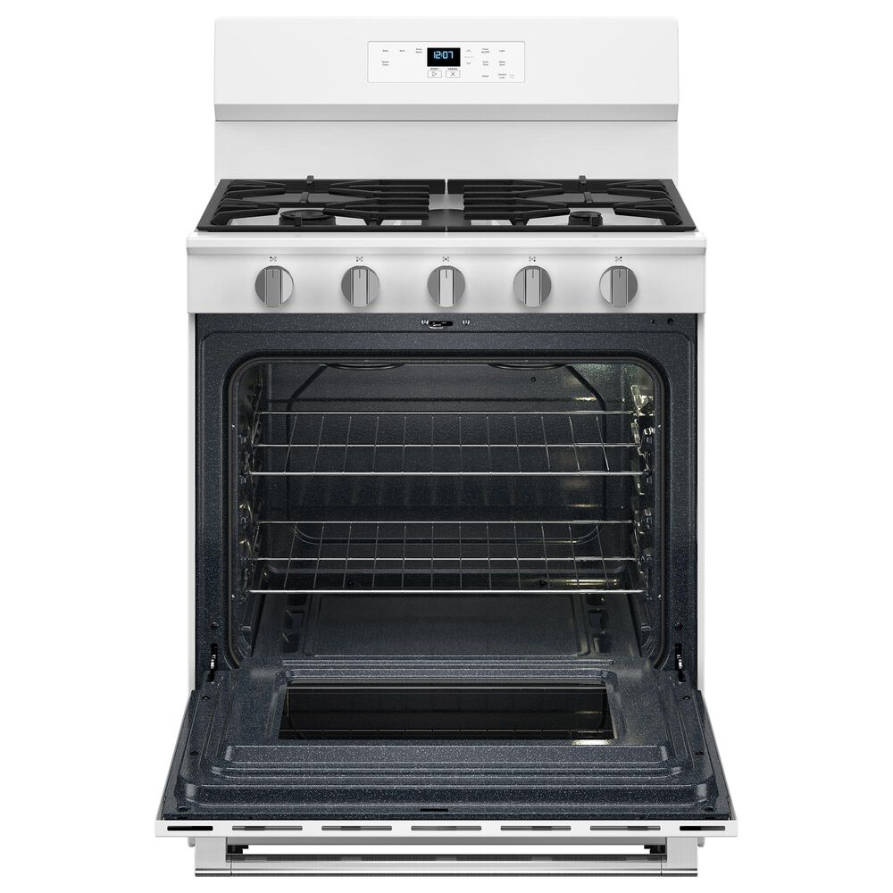 Maytag 5.0 Cu. Ft. Freestanding Gas Range with No Preheat Air Fry and Air Baking in White, , large