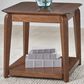 Ashley Trenmour Square End Table in Medium Brown, , large