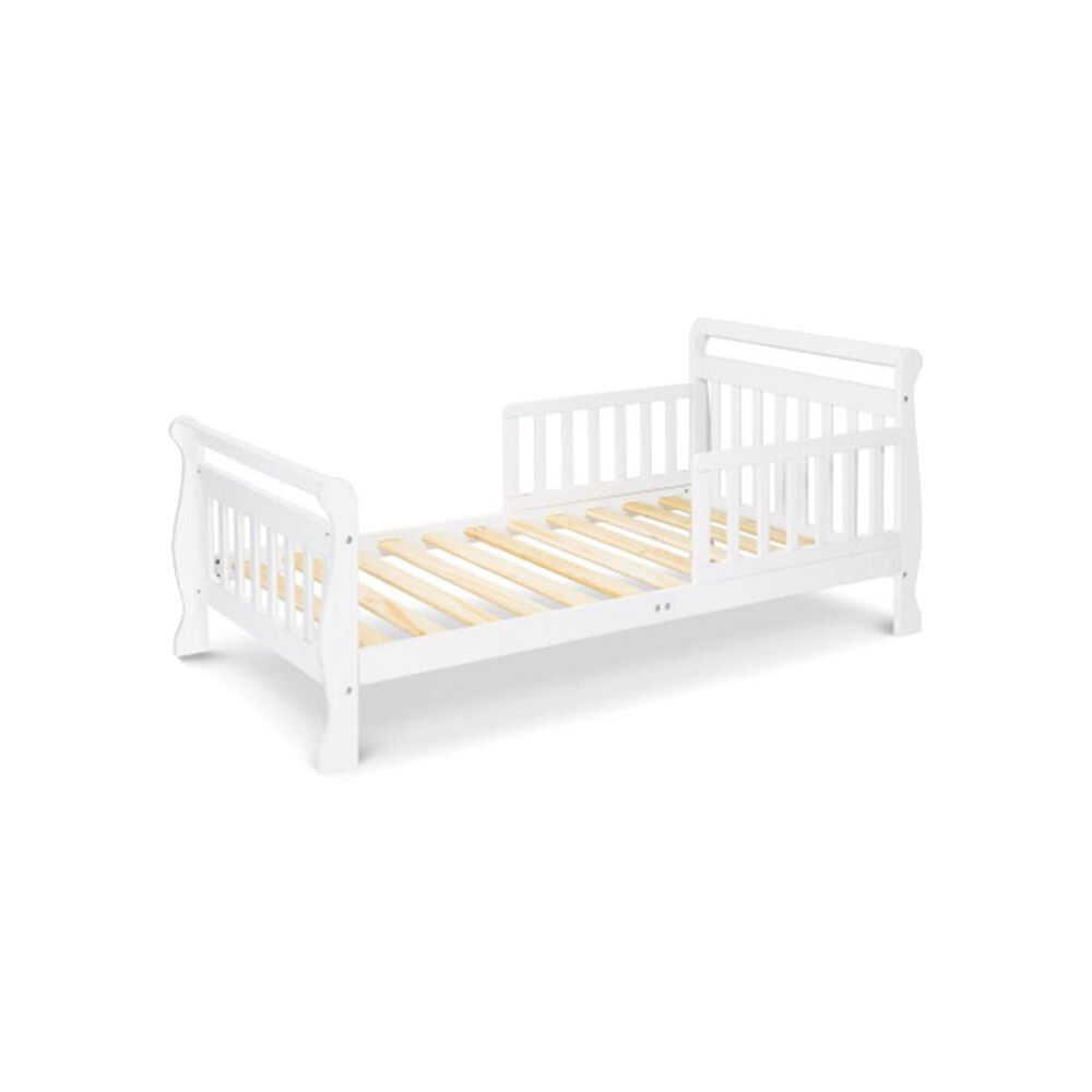 DaVinci Sleigh Toddler Bed in White, , large