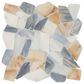 Dal-Tile Gamma Azure 13"" X 13"" PEBBLE Natural Stone Mosaic Sheet, , large
