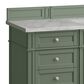 James Martin Vanities Brittany 60" Single Bathroom Vanity in Smokey Celadon with 3 cm Eternal Jasmine Pearl Silestone Top, Rectangular Sink and FreePower Wireless Charger, , large
