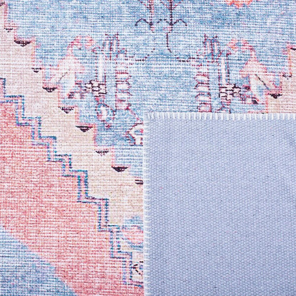 Safavieh Serapi 2&#39; x 8&#39; Light Blue and Beige Runner, , large