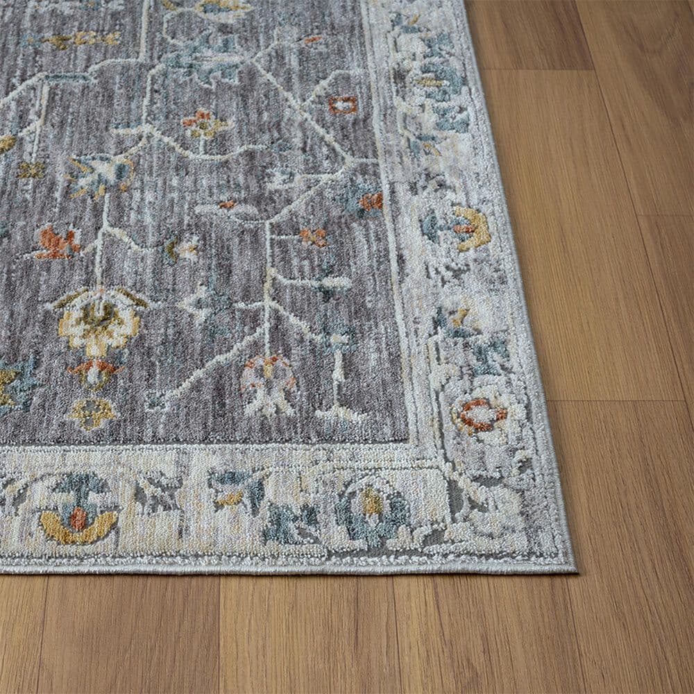 L&amp;R Resources Allure Gray and Ivory 7&#39;9&quot; x 9&#39;9&quot; Area Rug, , large