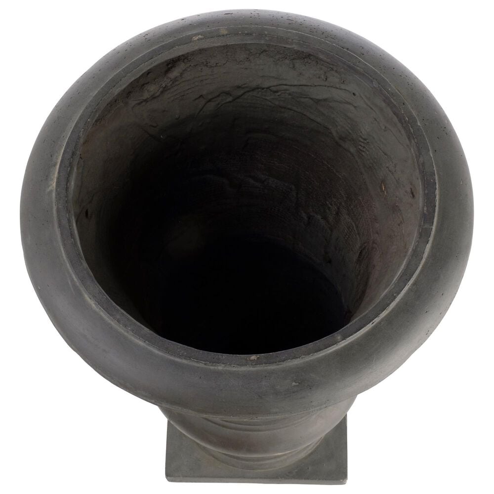 Alfresco Home Jovina Large Patio Urn in Antique Dark Bronze, , large